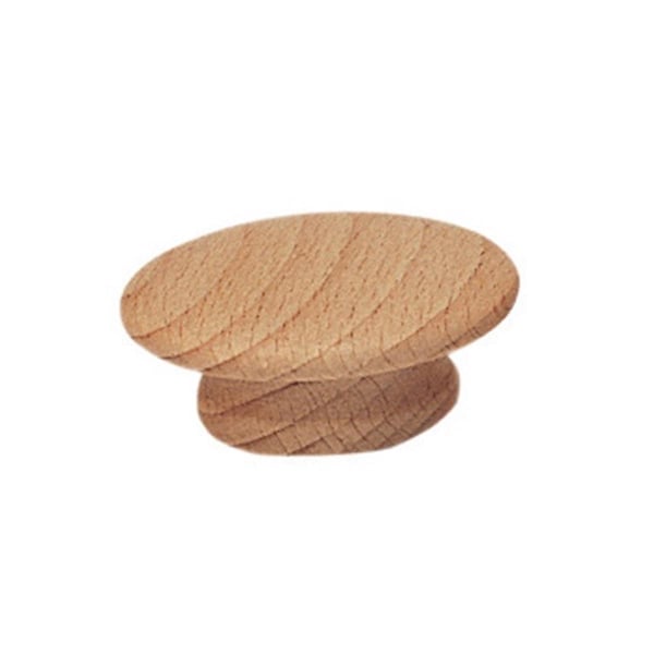 Waddell Mfg Co 9211.25DP Cabinet Round Wood Knob 1.25 in., 10PK 52995 - main